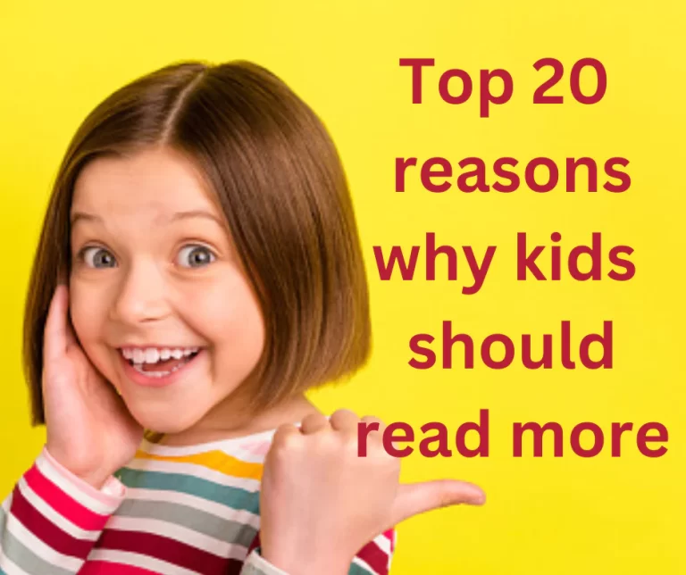 Top 20 reasons why kids should read more