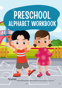 Preschool alphabet workbook