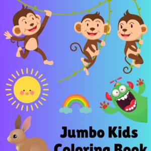 Jumbo Kids Colouring Book - 100 Pages of Fun and Creativity