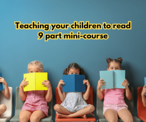 Ready to Read - teaching your children to read (9-part mini course)